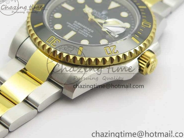 MiroTime 0416 Comfortable Submariner 116613LN Noob 1:1 Best Edition Black Dial On SS YG Bracelet A2836 V 3569